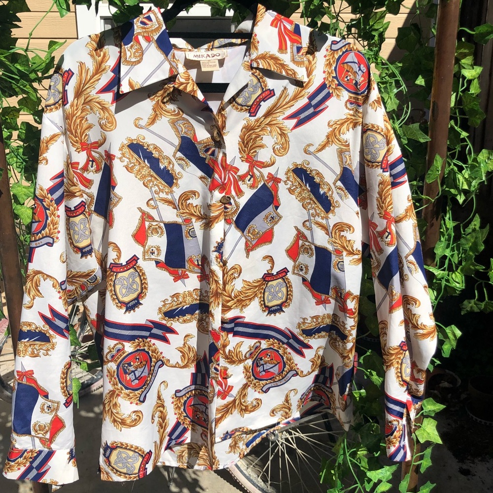 Vintage cowgirl/casino lifestyle blouse